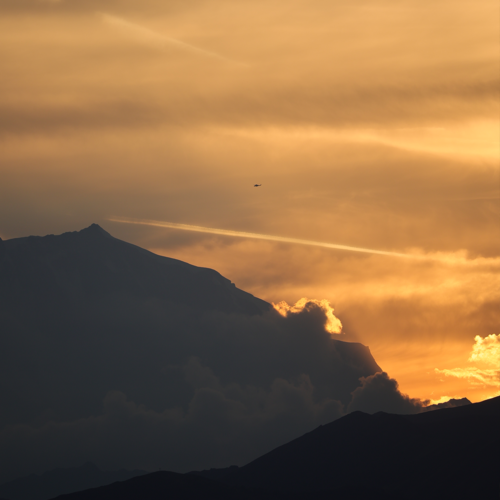 COUCHER DE SOLEIL LAC MAJEUR