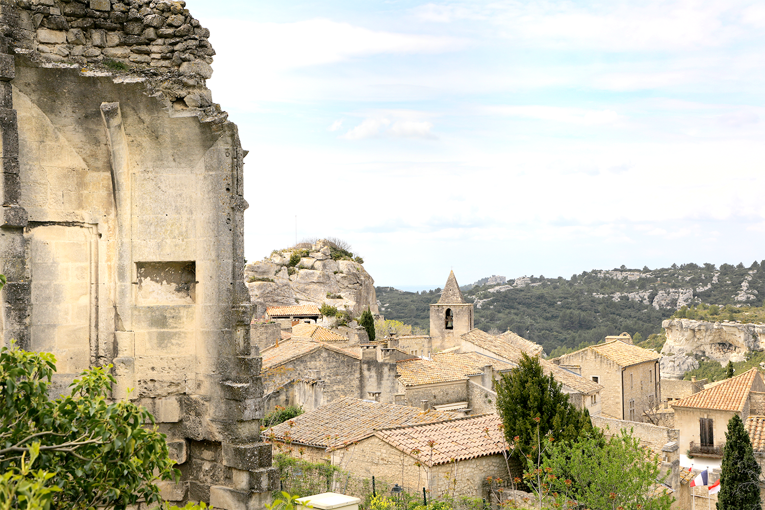 LES BAUX DE PROVENCE VUE VILLAGE