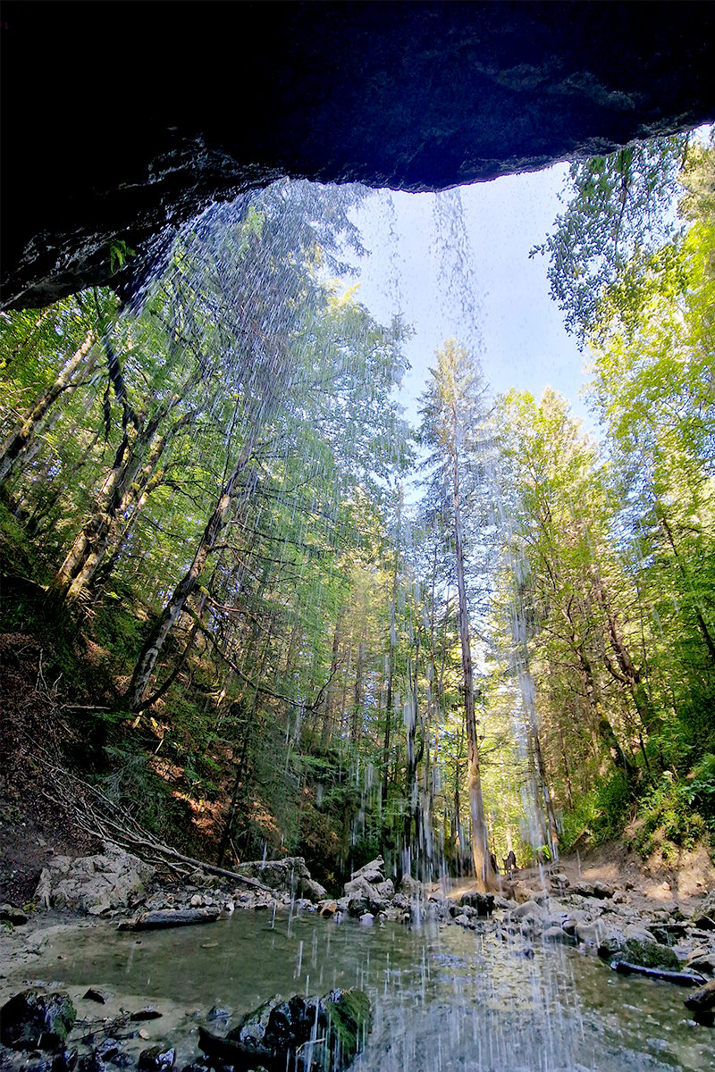 CASCADE DE LA FAUGE EN AOUT INTERIEUR