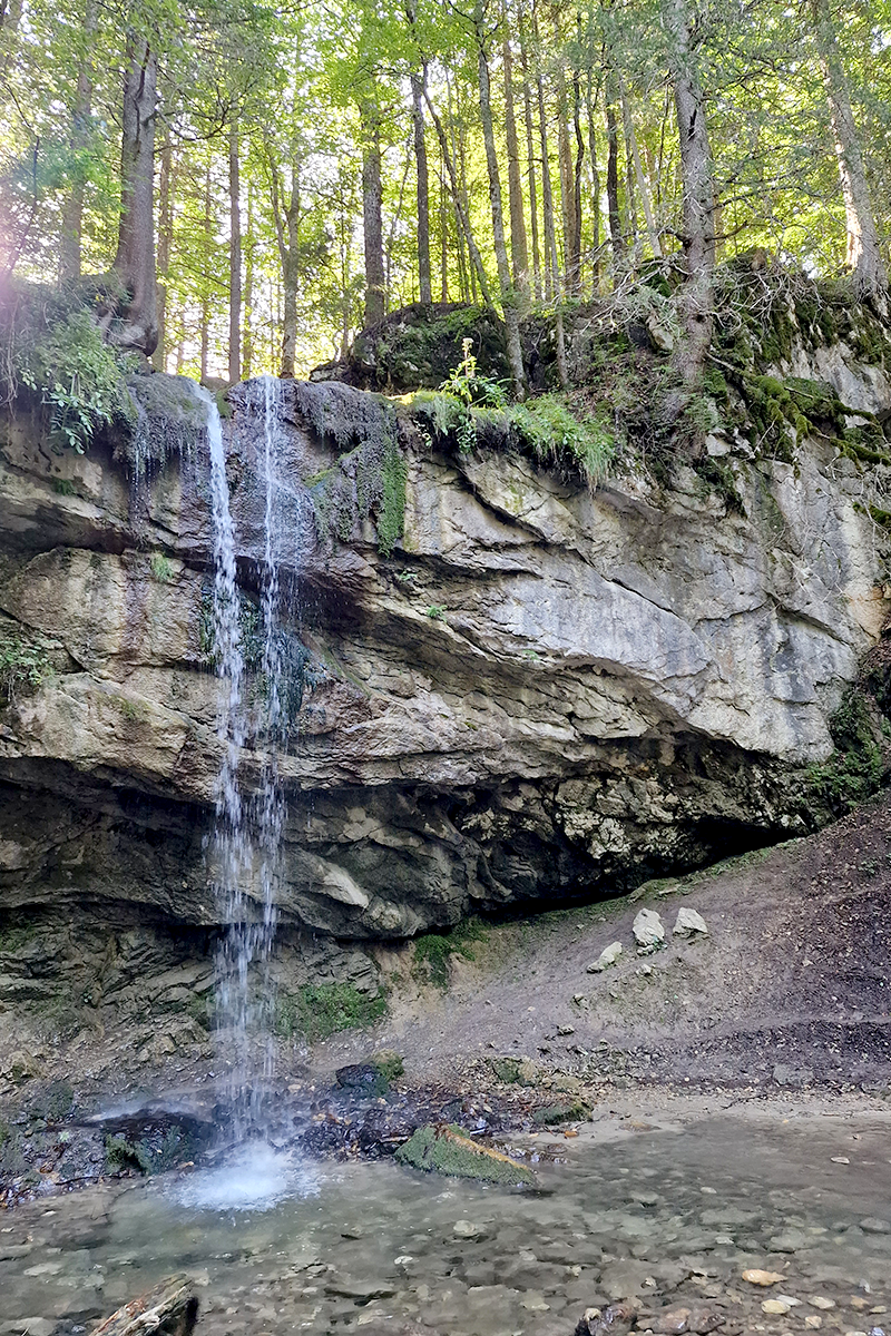 CASCADE DE LA FAUGE EN AOUT