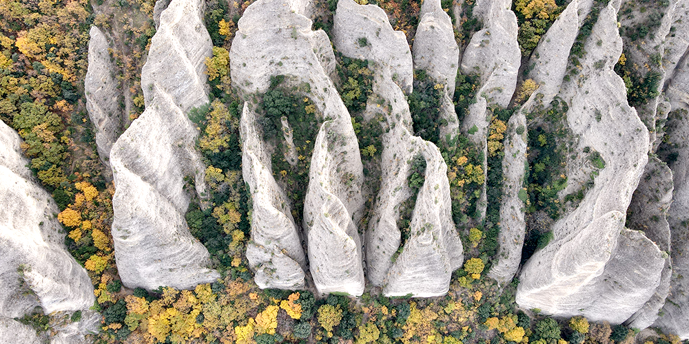 VUE DRONE LES MEES AUTOMNE